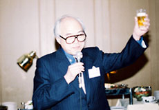 Symposium Reception Yoshitsugu Kimura Provost of Kagawa University